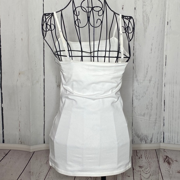 Express white tank top with sequins - Picture 4 of 11